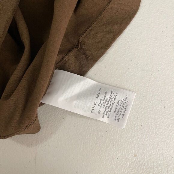 J Crew Tank Top Women's XXL Brown Reversible Sleeveless Basic Layering NWT - Picture 10 of 11